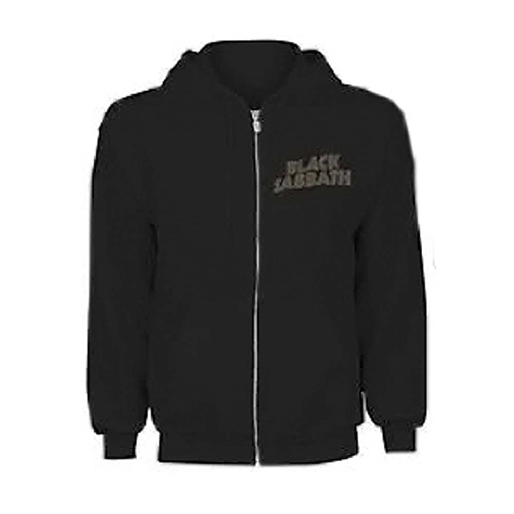 Rock Off Officially Licensed Products Men's Black Rockoff Trade Tour 78 Zip Hoodie, Medium