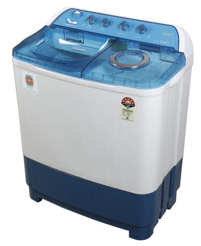 Image of Havells-Lloyd 8 Kg 5 Star Semi-Automatic Top Load Washing Machine (LWMS80BDB Blue, Active Soak)