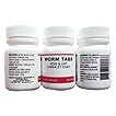 Dog & Cat Dewormer Tablets – Over‑the‑Counter Broad‑Spectrum Treats for Roundworm Control, 24‑Count (for Dogs & Cats)