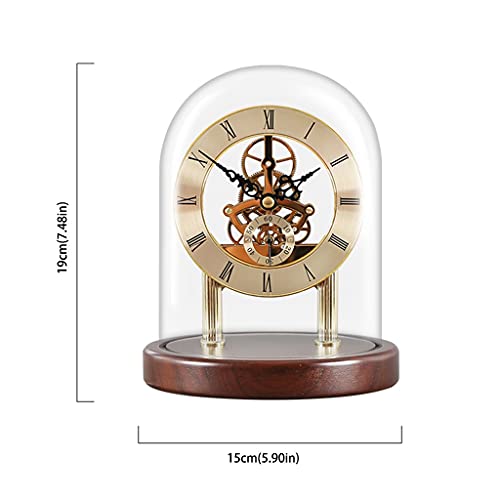 Reloj de mesa pequeño minimalista y moderno adorno para mueble del hogar 3