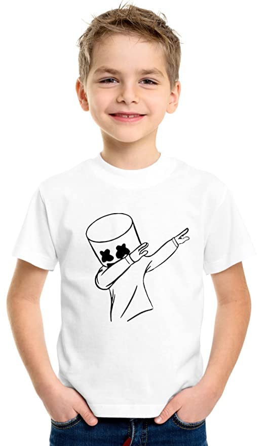 View N Print Marshmallow Design T-Shirts for Kids