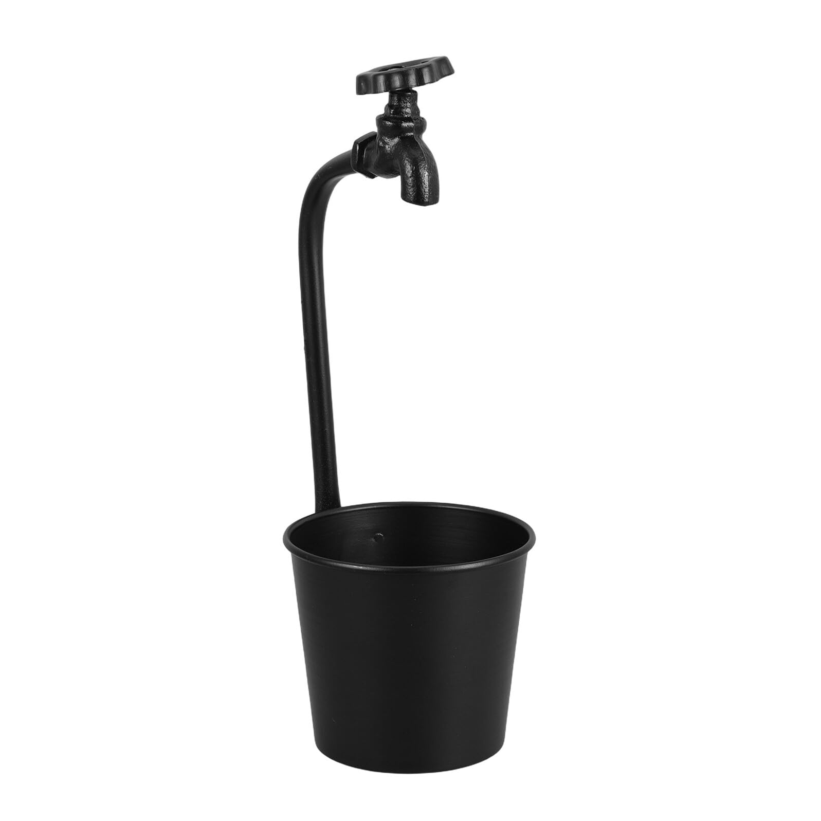 Jardin extérieur sans charme ? Adoptez ce pot de fleurs vintage en fer décoratif