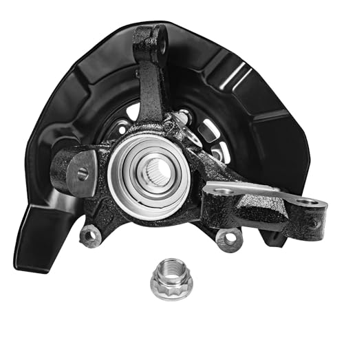Image of Detroit Axle - FWD Front Left Steering Knuckle & Wheel Hub Bearing Replacement for 2004 2005 2006 2007 Toyota Highlander