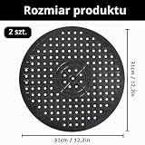 Wkładka do zlewozmywaka, 2 sztuki, okrągła mata do zlewozmywaka, 31 x 31 cm, mata do zlewozmywaka, gumowa mata do zlewozmywaka, okrągła mata drenażowa, czarna