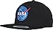 Mister Tee NASA Snapback Cap - Unisex Kappe in Schwarz für Herren und Damen mit hochwertigem Logo Stick