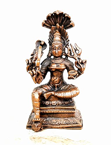 Image of Mariyamman Murti Copper Idol God - 2.7 in - Pack of 1