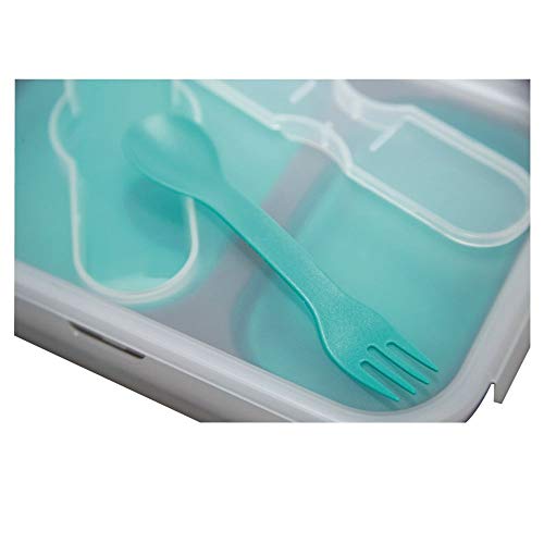 Girotondo Baby Marmita Com Divisória Dobrável Silicone Verde Jade