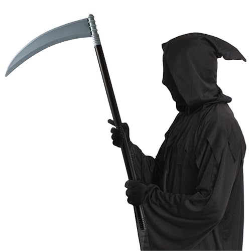 My Planet Scythe Large 70cm Plastic Halloween Scary Horror Fancy Dress Costume Accessory