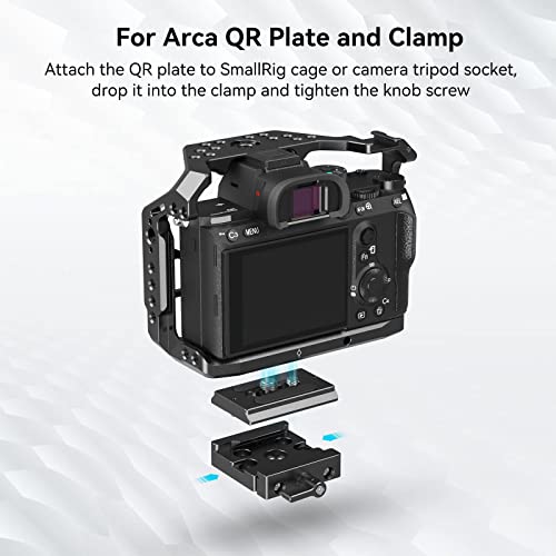 Base Plate à Dégagement Rapide pour Arca Standard SmallRig 2280 plaque de support