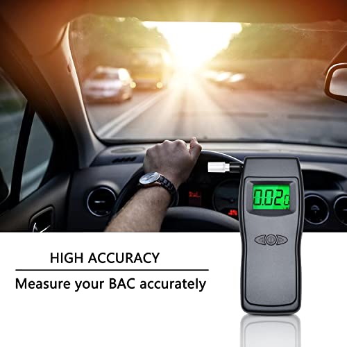 Breathalyzer Professional Alcohol Tester By Belladdy Inc – Usb Rechargeable Portable, Comes With 10 Mouthpieces, Ek923 #TOP7
