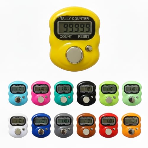 Image of 99999 5 Digit Multiuse Digital Electronic Portable Mini Hand Tally Clicker Counter Finger Ring Mantra Jaap Device Machine Cricket Umpire Counting Zikr Ziker Dhikr (001A)