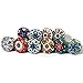 Nacnic 10 Pomos de Cerámica Mosaico y Puntos de Colores | Tiradores Artesanales para Cajones, Cómodas, Puertas y Colgadores| Perillas Pintadas a Mano | Diámetro y Longitud Perno 40 mm