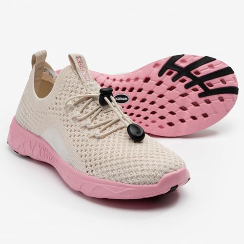 Image of ALEADER Xdrain Women's Water Shoes Mesh Slip On Aqua Shoes for Beach, Swimming, Travel & Tennis
