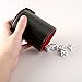 GWHOLE Dice Cup Leather Dice Games Shaker with Lid Bar Liar Dice Rolling Set Cup Storage Box Tray for Yahtzee Farkle Backgammon Bar Birthday Party Craps Games