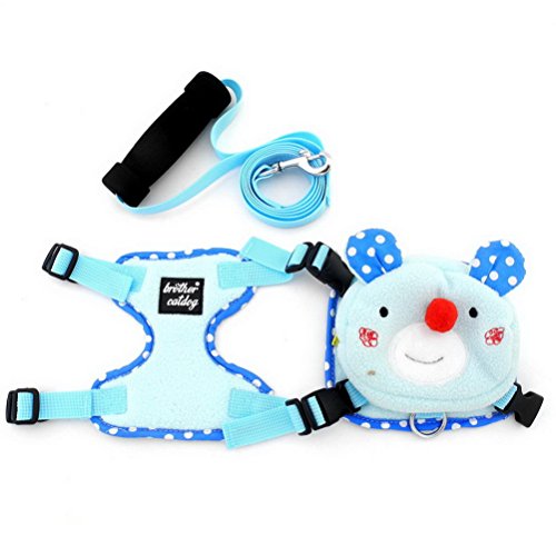 ZUNEA: Arnés para Mascota con de Forro Polar y Correa para Perro  Diseño de Dibujos