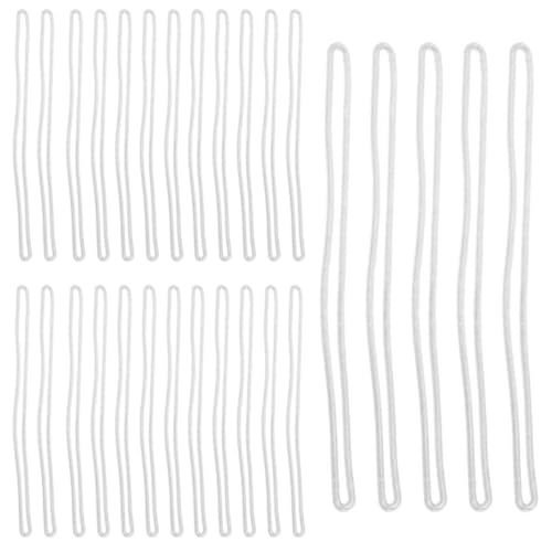 WATIIFUFU Transparente PVC Gepäckschlaufen Weich Elastisch Wiederverwendbar Gepäckanhängerhalter für Koffer Taschen Reisegepäck Zubehör