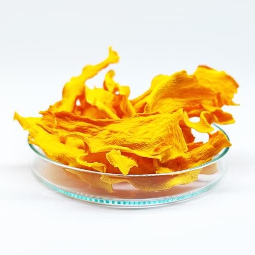 Premium Hokkaido Chips 10g + 1g Bonus - Kürbis Streifen | Für Aquarium & Terrarium  Garnelen, Schnecken, Krebse, Welse | Made in Germany