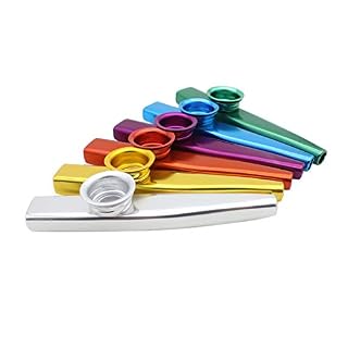 rongweiwang en Alliage d’aluminium Métal Kazoo Diaphragme Bouche Flûte traversière Harmonica Métal Kazoo Kids Party… - Les Beatles, Paul McCartney, John Lennon, RIngo Starr, George Harrison rongweiwang en Alliage d'aluminium Métal Kazoo Diaphragme Bouche Flûte traversière Harmonica Métal Kazoo Kids Party… – Image 3