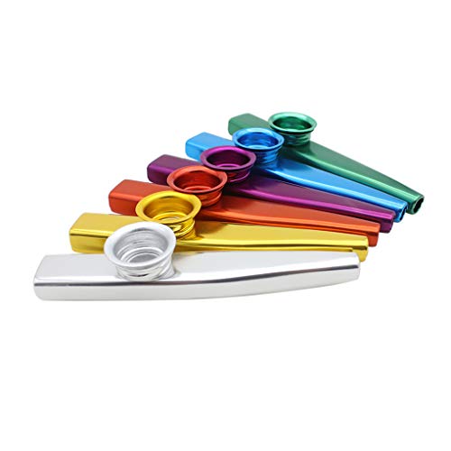 rongweiwang en Alliage d’aluminium Métal Kazoo Diaphragme Bouche Flûte traversière Harmonica Métal Kazoo Kids Party… - Les Beatles, Paul McCartney, John Lennon, RIngo Starr, George Harrison rongweiwang en Alliage d'aluminium Métal Kazoo Diaphragme Bouche Flûte traversière Harmonica Métal Kazoo Kids Party… – Image 4