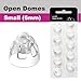（6mm Open） Hearing Aid Domes for Oticon MiniFit ProWax - (30 Pcs) Replacement Ear Tips - Hearing Aid Supplies & Accessories, Compatible with 60, 85, and 100 dB Hearing Aid Receivers.