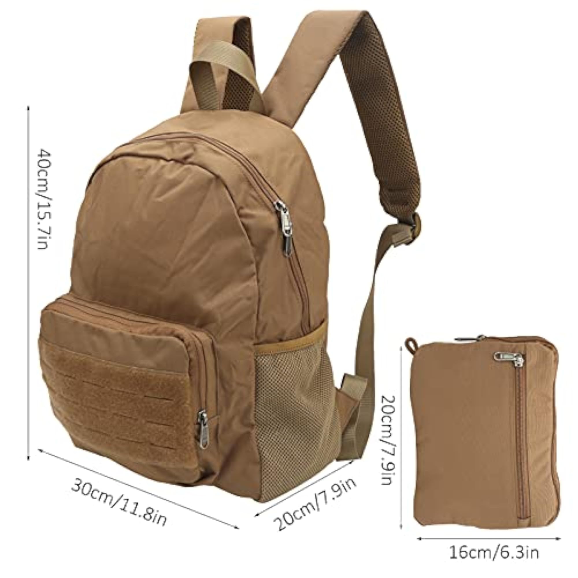 Durable Foldable Double Shoulder Bag for Outdoor Traveling
