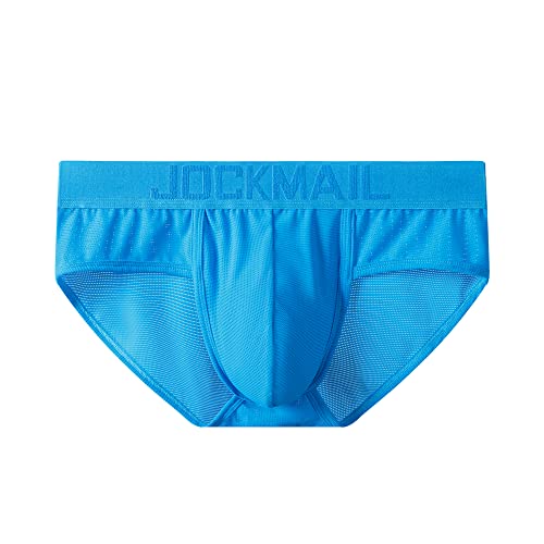 JOCKMAIL 3pcs/Pack Mens Briefs Underwear Mesh Comfort Underwear Briefs Men Underpants3