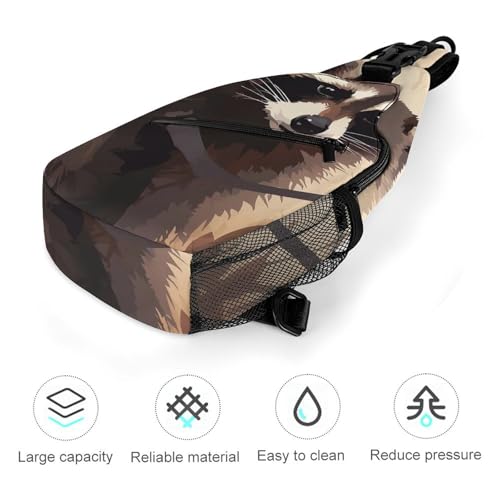 Bolso tipo bandolera pequeño para senderismo casual unisex miniatura 5