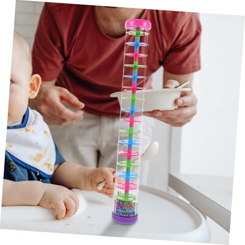 Bâton de pluie plastique robuste instrument de percussion sensoriel pour bébé