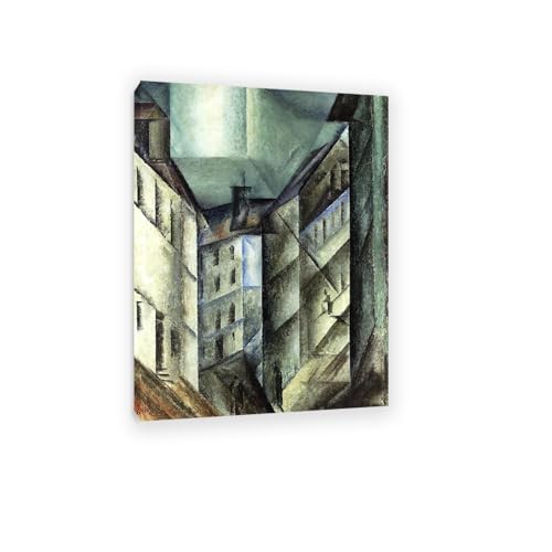 Tableau imprimé sur toile Lyonel Feininger Allée fermée 70x100cm