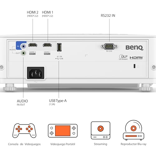 Image of BenQ TH685i Full HD Projector, 3500 Lumens Console Gaming Projector, 5W Speakers, Smart Android TV Home Cinema Projector, Xbox /PS5 compatible, 8.3ms Input Lag(1080p@120Hz), Projector 4K Bluetooth Wifi