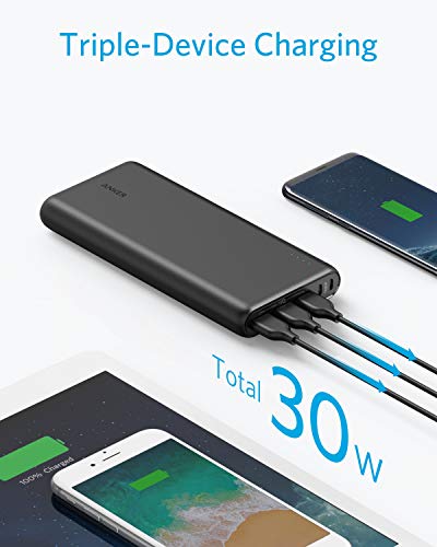 Anker PowerCore 26800 Portable Charger, 26800mAh External Battery with Dual Input Port and Double-Speed Recharging, 3 USB Ports for iPhone, iPad, Samsung Galaxy, Android and Other Smart Devices Anker PowerCore 26800 Portable Charger, 26800mAh External Battery with Dual Input Port and Double-Speed Recharging, 3 USB Ports for iPhone, iPad, Samsung Galaxy, Android and Other Smart Devices