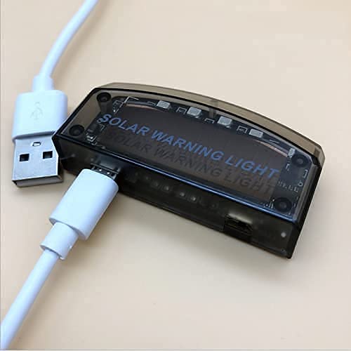 Sunnytech® 1Pc Solar Car Burglar Alarm 6Led Flashing Anti-Theft Warning Light Gspx D141 (Blue) #TOP3