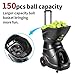 ZMAYPLUS Tennis Ball Machine Advanced Smart Programming- High Capacity with App/Remote, Adjustable Serve Speed & Outdoor Training for All Skill Levels (Beginners to Intermediate Players) (T4015)