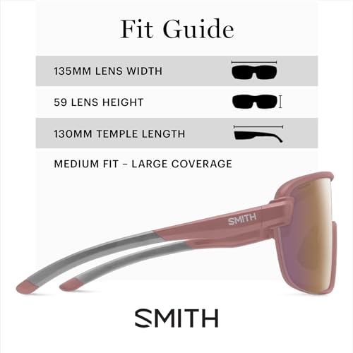 Image of SMITH Bobcat Sunglasses - Shield Lens Performance Sports Sunglasses for Skiing, Biking, MTB & More - for Men & Women
