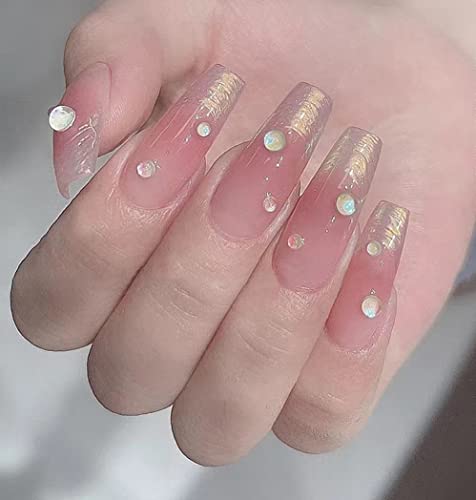 Crystal Mermaid Bubble Beads Rhinestones Nail Art Charms 3D Matte Candy Colorful Rhinestones Semi-Circular Pearl Aurora Glass Gems Beads For Nail Art Decoration Diy Crafting Design (6 Boxes) #TOP6