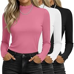 Black, White, Peach Pink