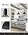 AUTELO 10" Pendant Lights Kitchen Island, Black Pendant Lights in Metal Ribbed Shade, Farmhouse Pendant Light Fixtures, Hanging Light for Kitchen Island H3939S BK