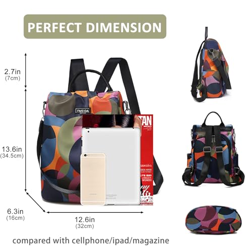 Image of Backpack Purse for Women Anti Theft Travel Bag Convertible Fashion Backpack Casual Shoulder Bag Waterproof Daypack for Hiking