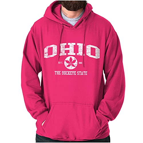 Ohio the Buckeye State Tree Leaf Hoodie Sweatshirt Women Men