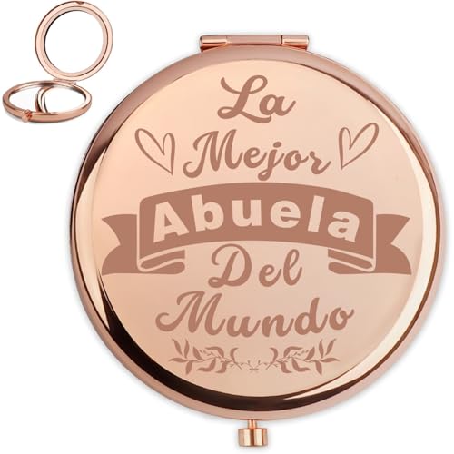 CDIXlmuz Regalos Día De La Madre Regalo Abuela Espejos Compactos Regalo Abuela Cumpleaños Regalos para Abuelas Originales Regalos para Abuelita Regalos para La Abuela Regalo Abuela Navidad