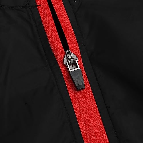 Jaqueta Esportiva Ao Ar Livre, Jaqueta Preta de Ciclismo de Secagem Rápida Manga Comprida Com Capuz