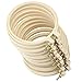 Produktbild GuoFa 2/5/10 Stickrahmen, Kunststoff, 1,6 cm Stickrahmen, Milchkreis, Kreuzstich-Ringe zum Selbermachen, handliches Nähen für Stickset, Starter 5inch-10pcs