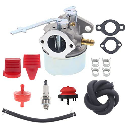 Hutdkte 632537A Carburetor for Tecumseh HSK845 HSK850 HSK840 TH139SA TH139SP 2-Cycle Horizontal Engines 640309 640093