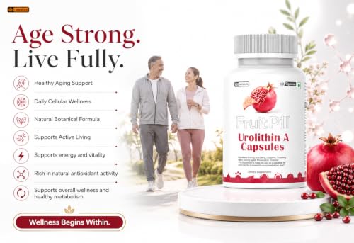 FRUITPILL LeeWell Urolithin A 500mg, 60 Vegetable Capsules 60 Count - Image 8