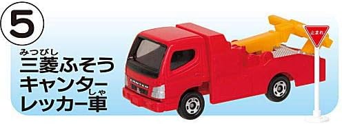 Amazon トミカ 標識セット 5 三菱ふそう キャンター レッカー車 単品 ミニカー ダイキャストカー おもちゃ