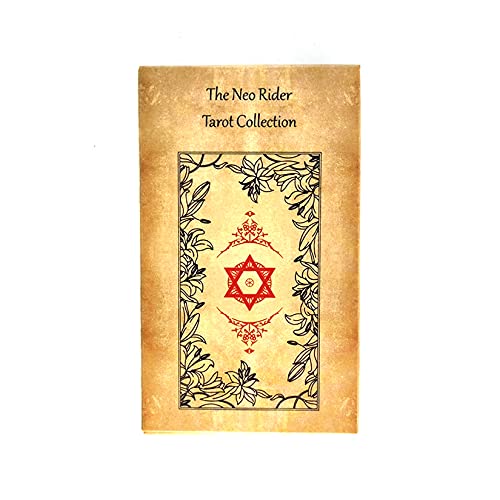 wuxafe 78 Seiten, Der Neo-Fahrer Tarot, Wahrsagerei Wahrsagerkarte Für Anfänger/Erfahrene Leser, Familienbrettspiel…
