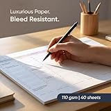 A3 Large Weekly Planner Pad – 7am to 8pm Timeslots for Precise Planning - To Do List Notepad Organiser – Day and Weekly Desk Planner for Productivity – 40 Thick Sheets, 30x40cm - Image 5