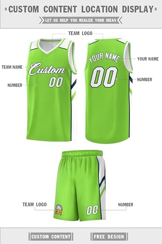 Custom Basketball Jersey Shorts with Team Name Number Logo, Personalized Uniform for Men/Women/Youth