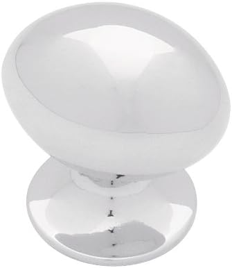 Liberty PN0395-SN-C 30mm Medium Football Cabinet Hardware Knob