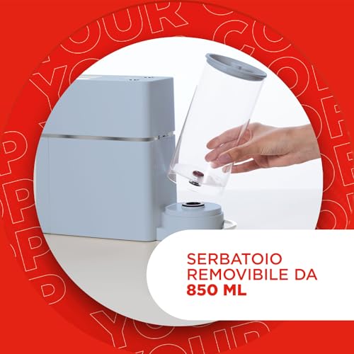 Polti Coffea S15LB, Macchina Per Caffè Espresso, Compatibile Con Cialde E.S.E. 44 Mm, Serbatoio 0,85L, Pressione Pompa 19 Bar, Colore Azzurro - 7